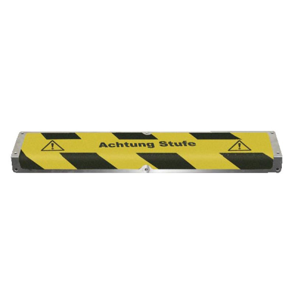Stein HGS Aluminium-Kantenprofile für Treppenstufen zur Schraubmontage, gelb-schwarz schraffiert, ohne Text, 90.1498
