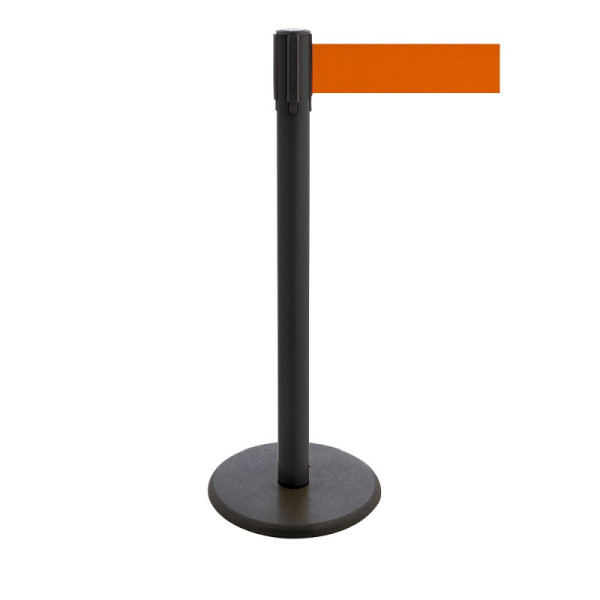 Stein HGS Personenleitsystem -P-Line Premium-, schwarz, orange, mit magnetischem Gurtendstück, Gurtlänge: 2,3 m, 34244j-2204