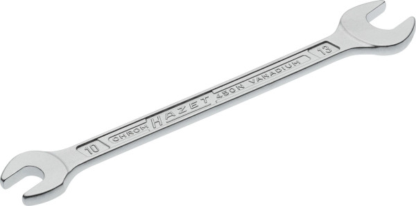 Hazet Doppel-Maulschlüssel, Außen-Sechskant Profil, 10 x 13 mm, 450N-10X13