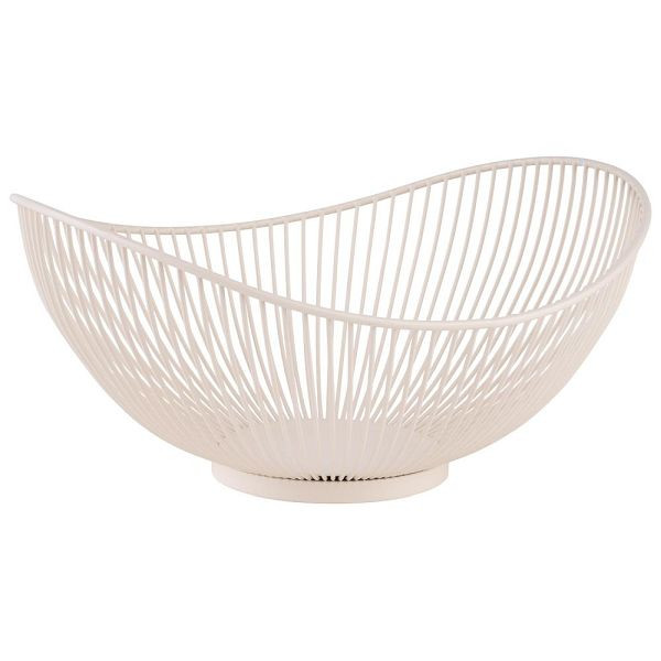 APS Korb -SVART- in whisper white 29,5 x 25,5 cm, Höhe: 13,5 cm, 30429