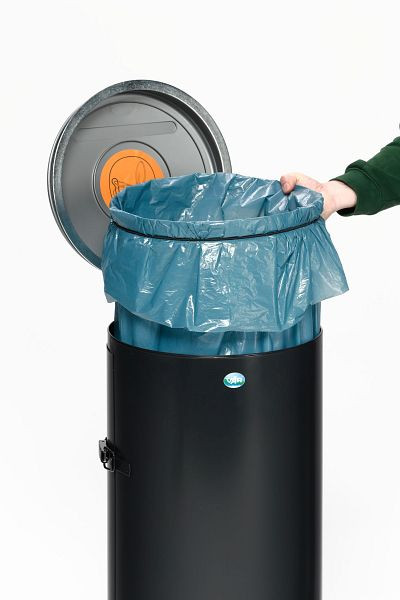 VAR Sackhaltering mit Gummikordel, Gerätefarbe: silber, 5955