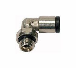 Riegler L-Steckverschraubung, drehbar, Außengewinde zylindrisch mit O-Ring (NBR), 108595