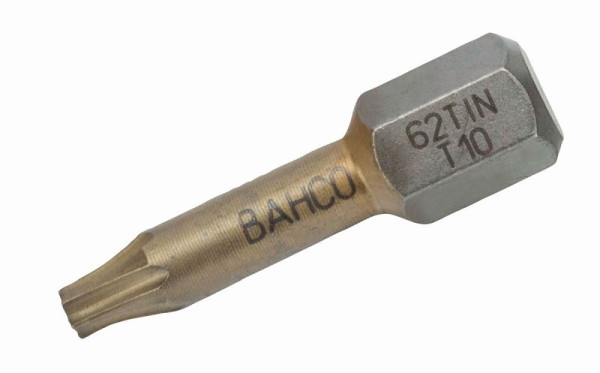 Bahco 1/4" Bits, 25 mm, TIN, Torx®, T 15, 10er Pack, 62TIN/T15