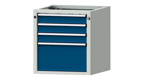 ANKE Werkbänke Unterbauschrank, Modell 1806 V, 570 x 615 x 600 mm, RAL 7035/5010, 402.010
