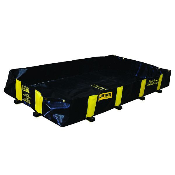 Justrite Rigid-Lock QuickBerm Faltwanne 2851, 386.1cm x 386.1cm, JEN28522BL