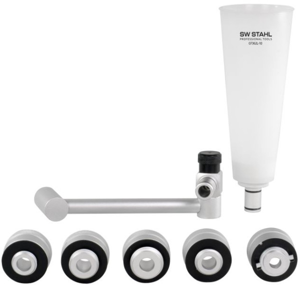 SW-Stahl Öl-Einfülltrichter Satz, 7-teilig, 07362L, 4033592081788