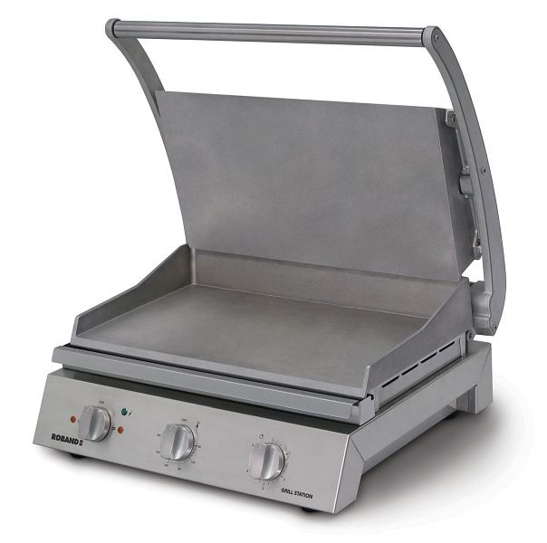 Roband Grill-Station GSA815S-F mit Aluminiumdruckgussplatten mit eingegossenen Heizelementen sowie optionalen Teflonbögen, GSA815S-F