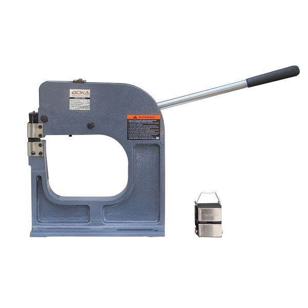 BOKA SS-16 Metall Schrumpf- und Streckmaschine, Handhebel, 1,5 mm Weichstahl, 208 mm Einlauf-Tiefe, inkl. 2 Backensets, 573220