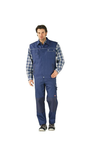 Planam Canvas 320 Weste, marine/marine, Größe XXXL, 2168064