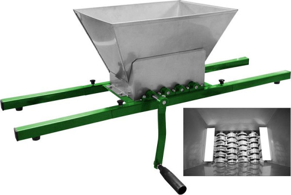 Güde Obstmühle OM 15, rostfreier Einfülltrichter mit 15 Liter Fassungsvermögen, 30010, 4015671969484