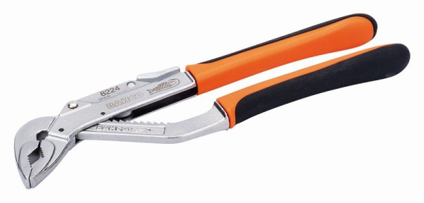 Bahco Wasserpumpenzange, Ergo, verchromt, 250 mm, unverpackt, 8224CIP
