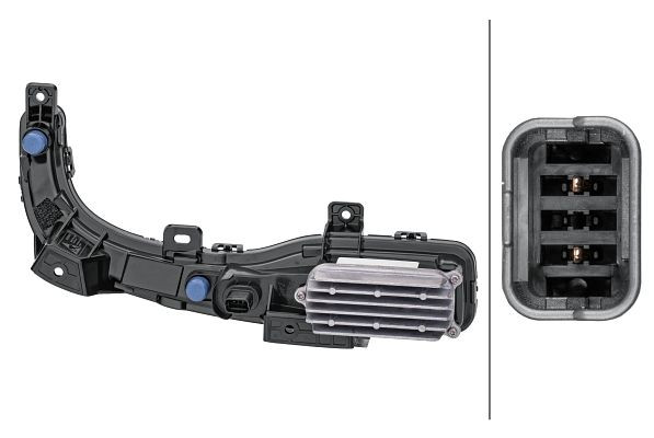 HELLA LED-Tagfahrleuchte, für u.a. Ds Ds 7 Crossback (J_), ECE, links, 2PT 013 123-011