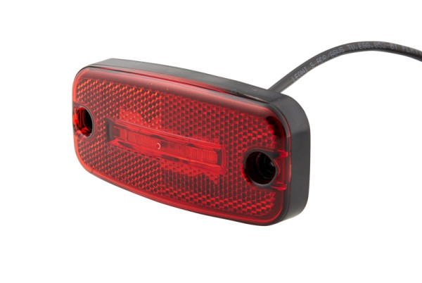 HELLA Schlussleuchte, LED, 12V, Anbau, ADR/GGVS, Lichtscheibenfarbe: rot, Stecker: offene Kabelenden, links/rechts, 2TM 345 600-307