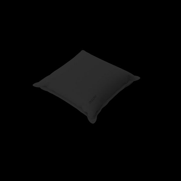 doppler Zierkissen CITY ca. 45x45xca. 14cm, mit Stehsaum und Hotelverschluss, anthrazit, uni, 5695244412