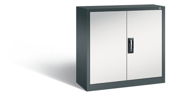 C+P Magazinschrank, H1000xB1000xT420 mm, Anthrazit/Grau, 133944-22 S10007