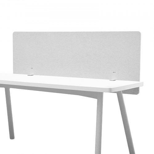 VEVOR Trennwand Schreibtisch, 1524x610 mm, PET Sichtschutz, anklemmen, Schallschutz mit 2 C-Klemmen für Büro/Bibliothek, ZMGDYSMBW60HFQ1LP001V0