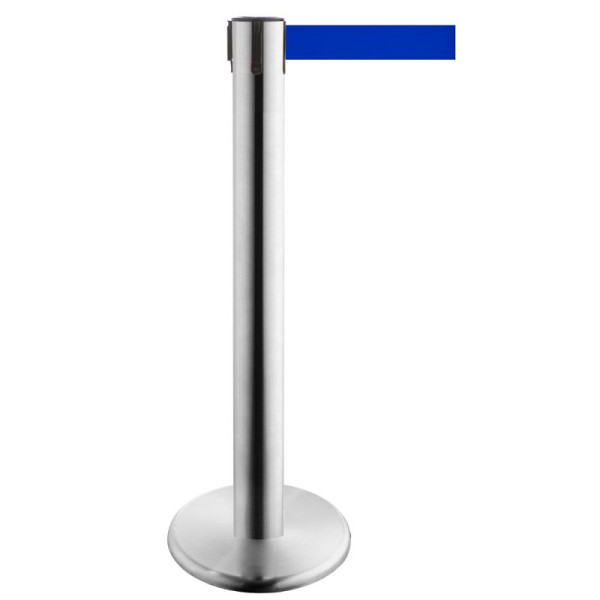 Stein HGS Personenleitsystem -P-Line Titan-, edelstahl, blau, mit Gurtendstück (Standard), 15692-0202