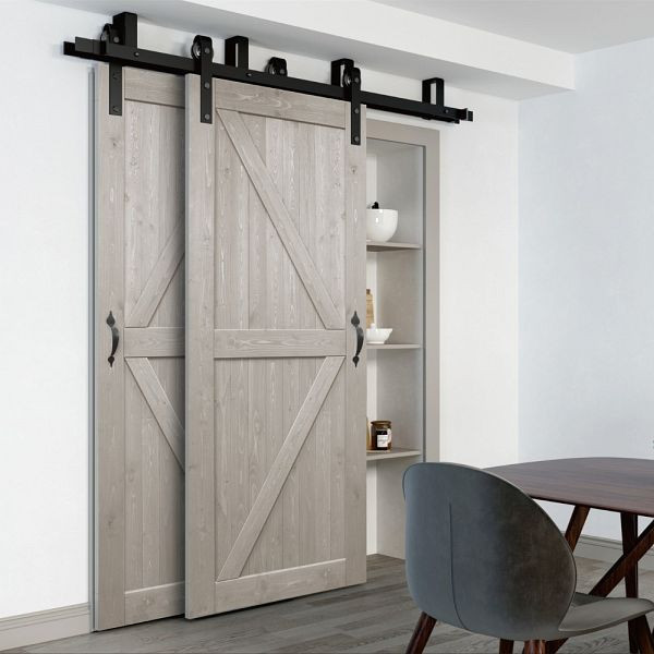 HOME DELUXE Doppelholzschiebetür SOLIA, 205 x 105 cm, 49682