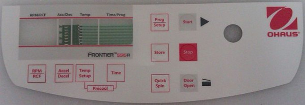 OHAUS Funktionsetikett für Mikro-Zentrifuge FC5515R, 30214772