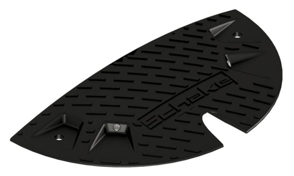 Schake Bodenschwelle - 30mm - Endstück - schwarz, 3392-30E