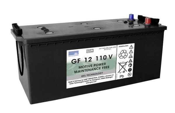 EXIDE Batterie GF 12110 V, dryfit-Traktion, absolut wartungsfrei, 130100012