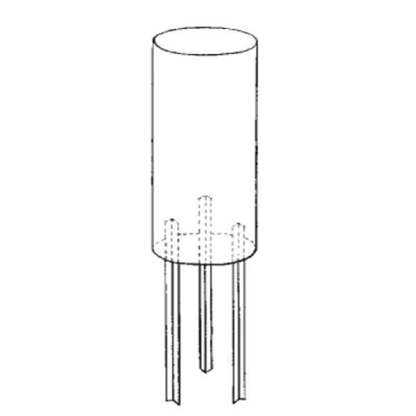 Stein HGS Rohrmast-Verlängerung, 500mm/Ø89mm, mv08905