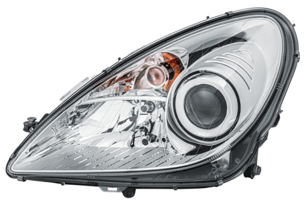 HELLA Halogen-Hauptscheinwerfer, für u.a. Mercedes-Benz Slk (R171), CCC/ECE, für Rechtsverkehr, links, 1EL 008 361-611