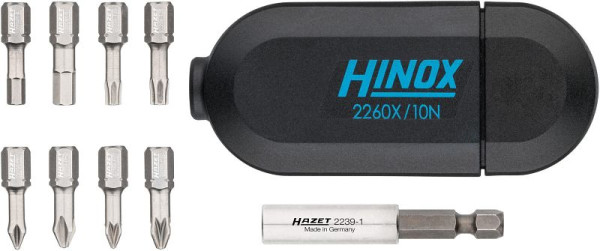 Hazet Bit Halter, Anzahl Werkzeuge: 10, 2260X/10N, 4000896147601