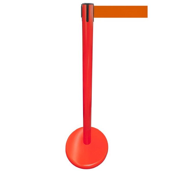 Stein HGS Personenleitsystem -P-LINE Future-, Metall/ rot, orange, mit Gurtendstück (Standard), 12794-2202