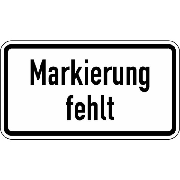 Stein HGS Markierung fehlt Nr. 2113, 420 x 231 mm, Flachform 3 mm, RA2, 2113-123
