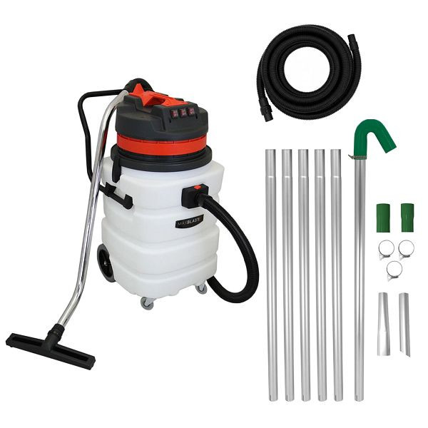 Maxblast 90L Nass- & Trocken Industriestaubsauger mit Dachrinnenstangen & 5m Schlauch, 216745