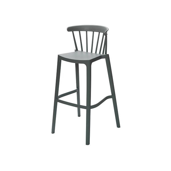 BEST Windson, Barstuhl, Jadegrün, Polypropylen mit Glasfaser und Gasinjektion, 50913, 8719979473976
