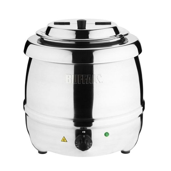 Buffalo Suppenkessel Edelstahl 10L, 400 W, 230 V, Tischmodell, L714