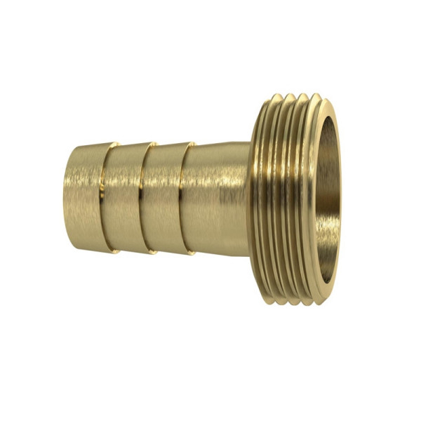 Riegler 1/3 Schlauchverschraubung G3/4x13 flachdichtend ohne Bund, leichte Ausführung MS, 146144