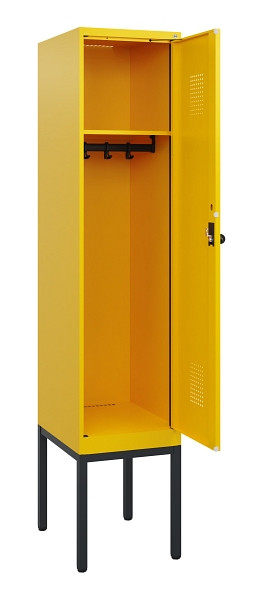 C+P Spind Evolo PLUS, Gestell, 1 Abteil, 1950x400x500mm, 1023/1023, Drehriegel, 0490305-12 S10027