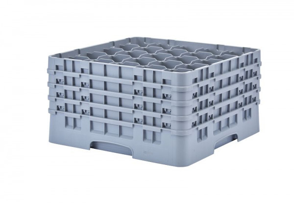 Cambro Spülkorb mit 25 Fächern Camrack® 23,8 cm maximale Höhe, Farbe: Softgrau, 25S900151