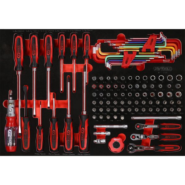 KS Tools PERFORMANCEplus Werkzeugsatz 105-teilig 1/4' Steckschlüssel, 811.0105