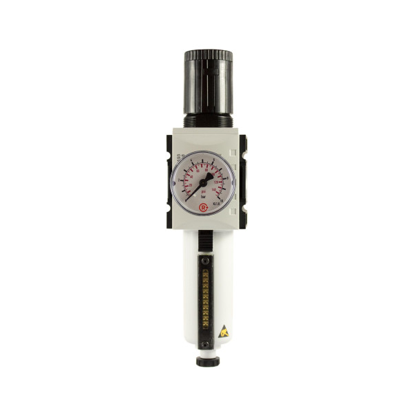 Riegler Filterregler »FUTURA«, MB, SR, Manometer, BG 1, G 1/4, 0,5-8 bar, HA, 151817