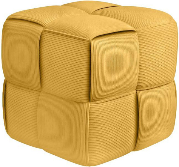 CLP Sitzhocker Forinta Cord, gelb, 326737, 4255716365707
