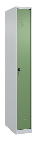 C+P Umkleidespind Classic PLUS, 1850x250x500mm, 7035/6011, Drehriegel, 080000-19 S10006