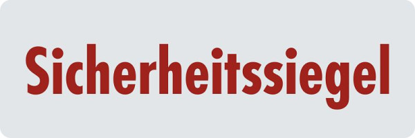 Moedel Sicherheitssiegel, Folie mit Schachbrettmuster, 75x25 mm, VE: 500 Stück/Rolle, 99755