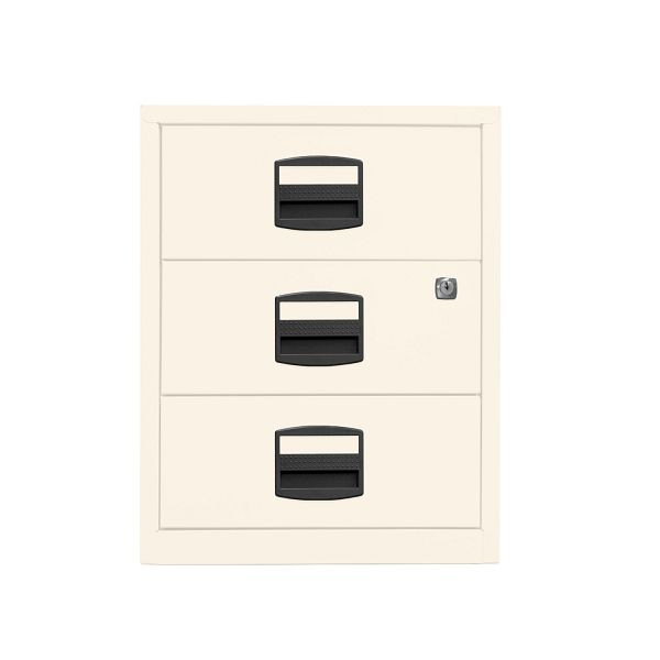 Bisley Home Rollcontainer PFA, 3 Universalschubladen, 625 reinweiß, PFAM3S625