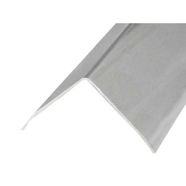 Stein HGS Eckschutzprofil aus Edelstahl, 3-fach gekantet, 50 x 50 mm / 2500 mm, 1,0 mm, Oberfläche: gebürstet, 28303