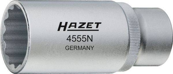 Hazet Einspritzdüsen-Werkzeug, Vierkant hohl 12,5 mm (1/2 Zoll), an Diesel-Motoren VW, AUDI, MERCEDES-BENZ, OPEL, FORD, PEUGEOT, 4555N