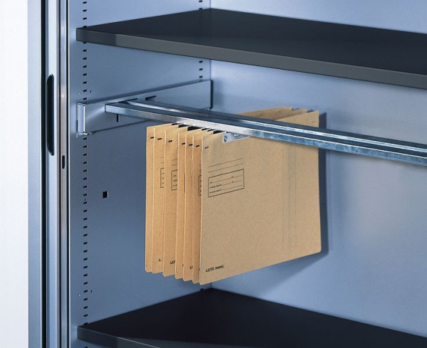 C+P Pendelstange für Pendelmappen System Elba/LeitzB487xT341 mm, Schwarzgrau, 3200-82 S10000