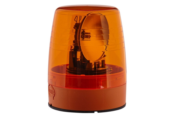 HELLA Halogen-Rundumkennleuchte - KL JuniorPlus - 12V - gelb - Anbau/geschraubt - Stecker: Flachstecker, 2RL 008 965-001