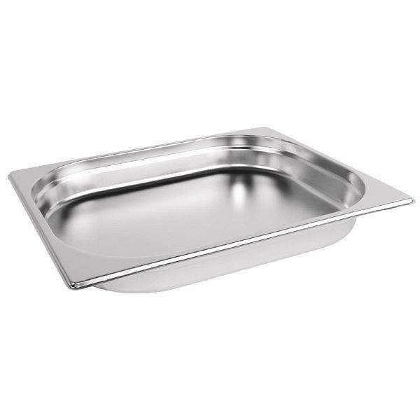 Vogue GN-Behälter Edelstahl 4cm GN1/2, für Kühlschränke, K925