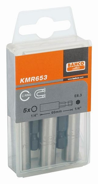 Bahco 1/4" magnetischer Universalhalter mit Haltering, 60 mm, KMR653-1P