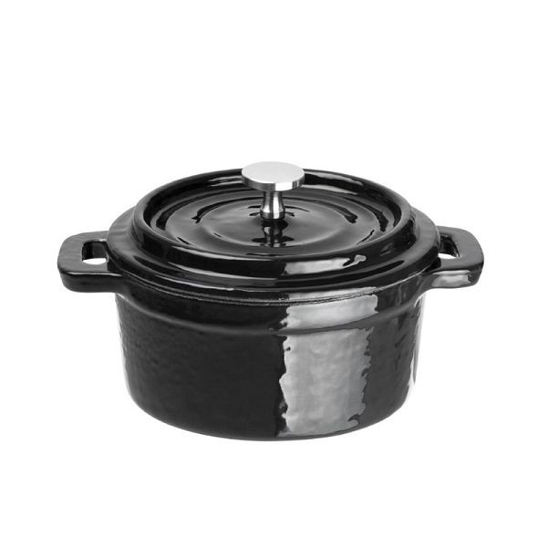 Vogue runder Minitopf 10cm, muss vor Gebrauch eingebrannt werden, Y259