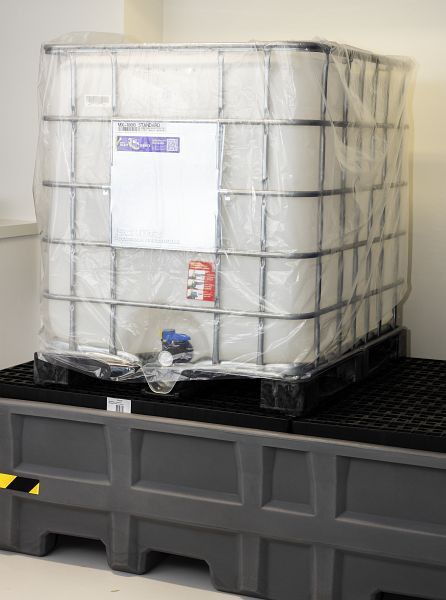 DENIOS IBC-Abdeckplane, LDPE, Farbe: transparent, 279049